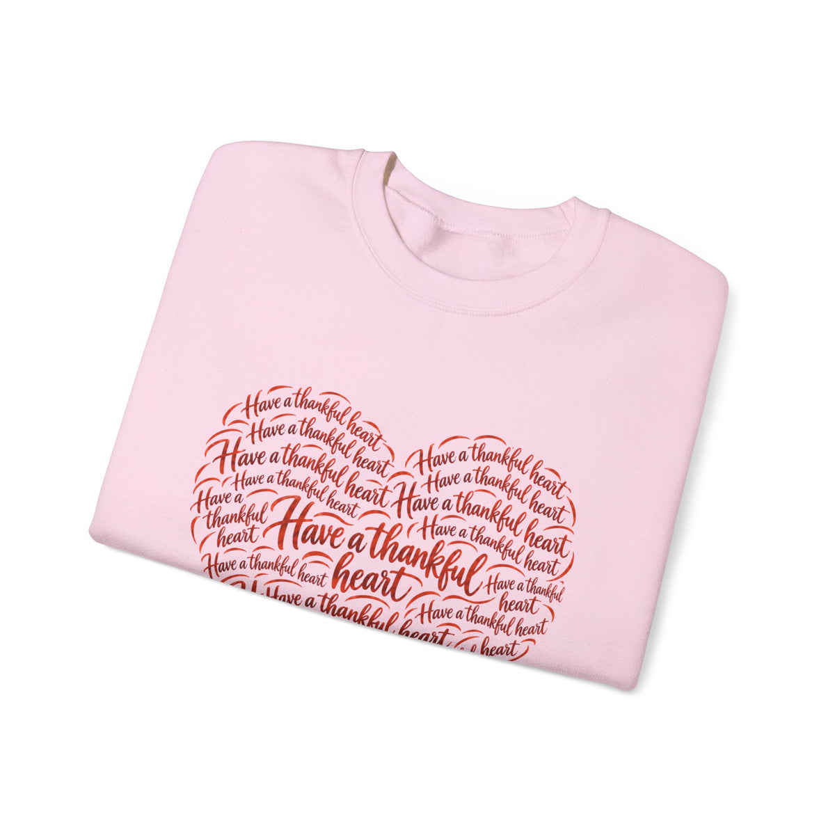 Have a Thankful Heart Sweatshirt – Inspirational Christian Faith Sweatshirt – Thanksgiving Graphic Pullover-Unisex Heavy Blend™ Crewneck Sweatshirt