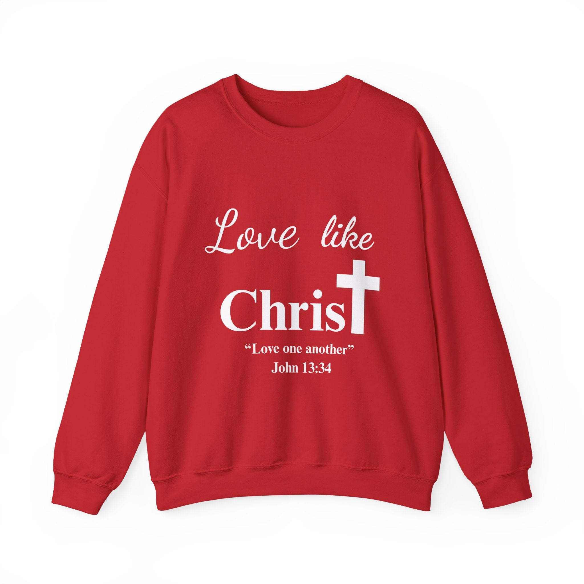 Love Like Christ Christian Crewneck Sweatshirt