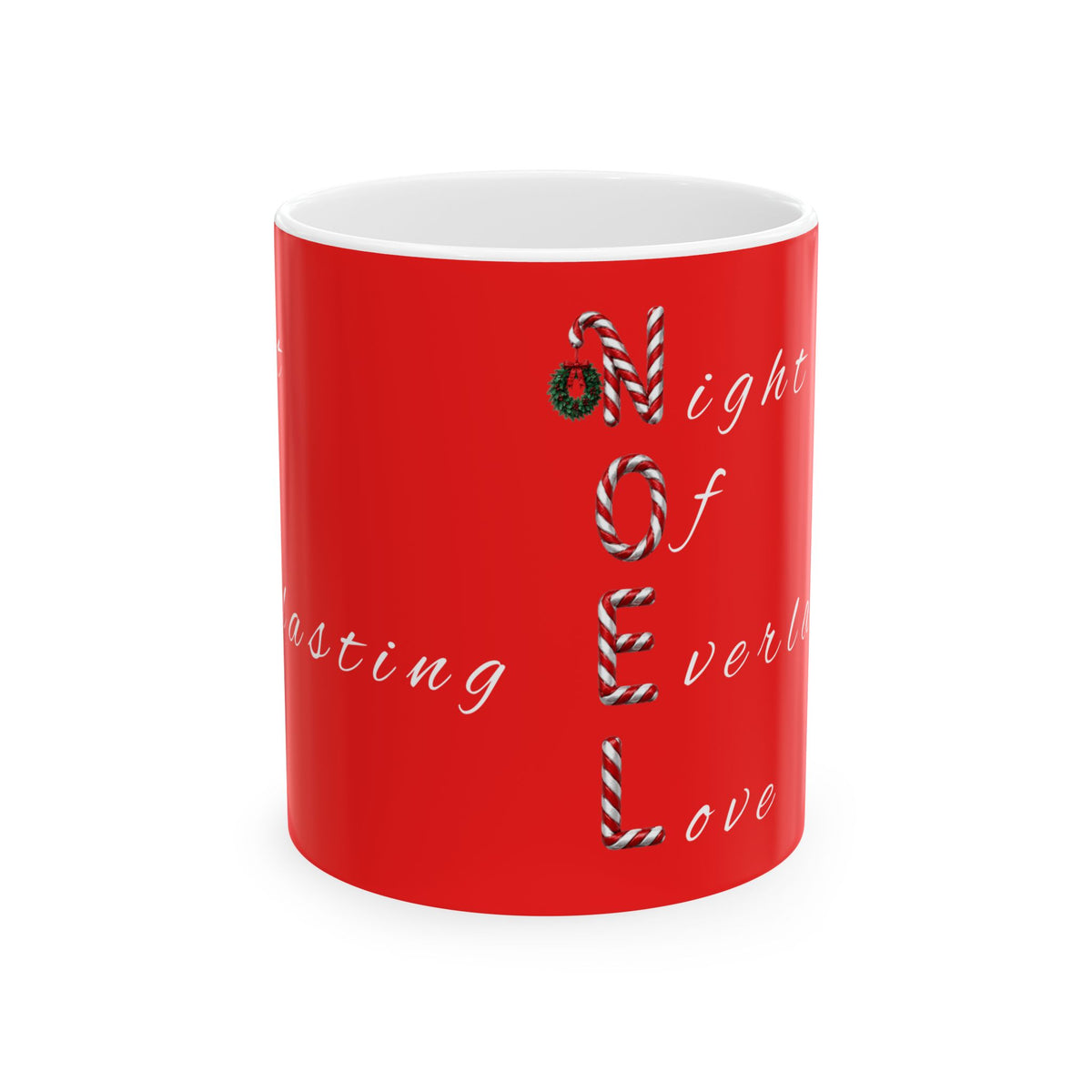 Night of Everlasting Love Christmas Mug – Christian Holiday Coffee Ceramic Mug, (11oz, 15oz)