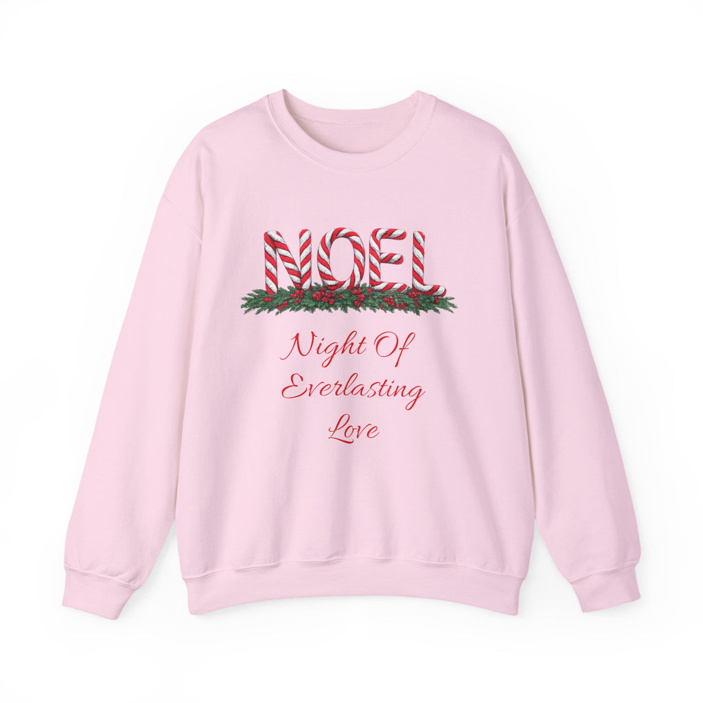 NOEL – Night of Everlasting Love Christmas Sweatshirt- Crewneck Sweatshirt