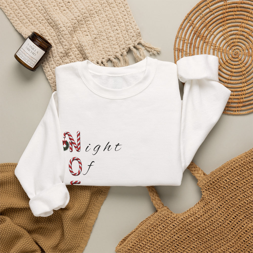 Night of Everlasting Love Christmas Sweatshirt Crewneck Sweatshirt