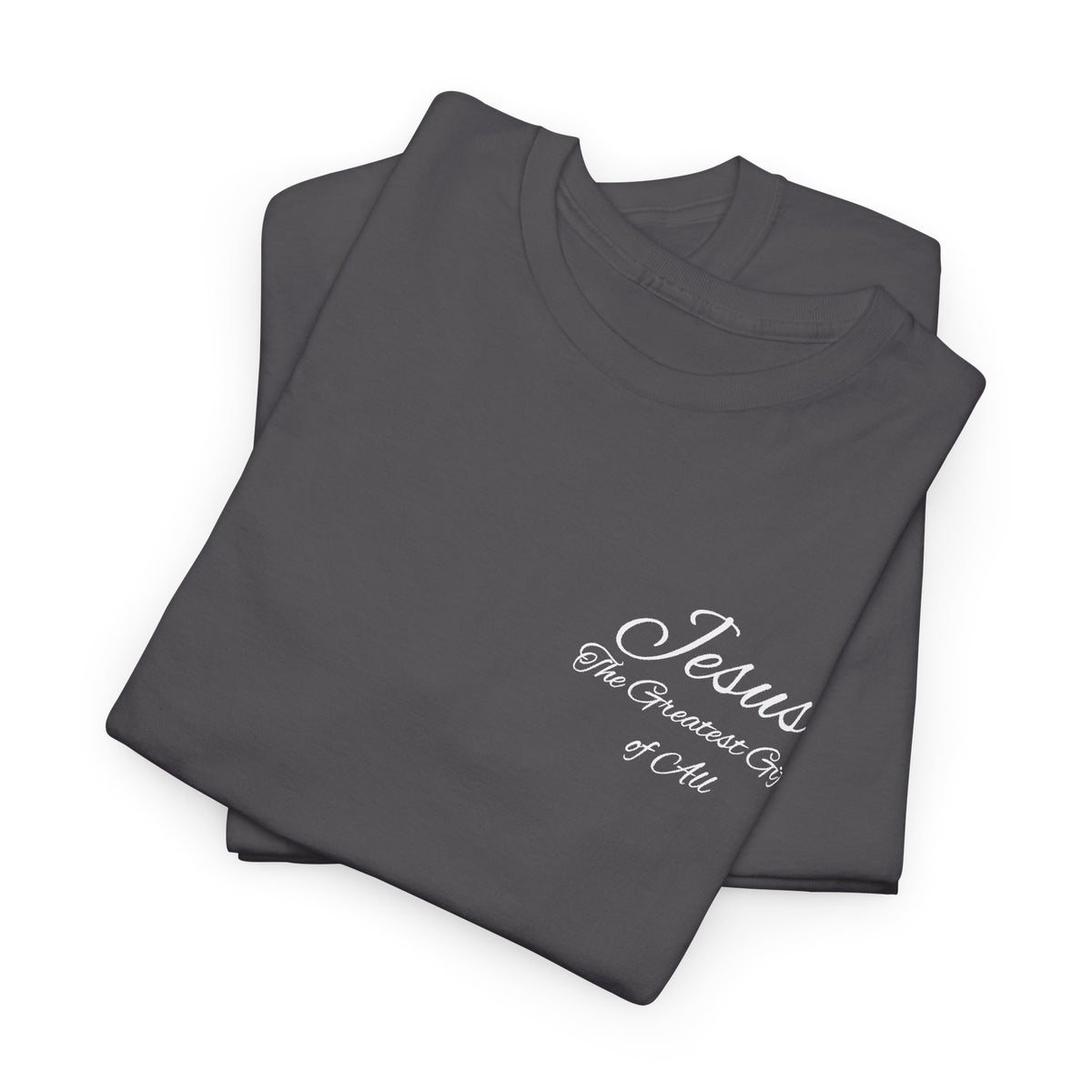 Christmas Wreath Christian Heavy Cotton Tee
