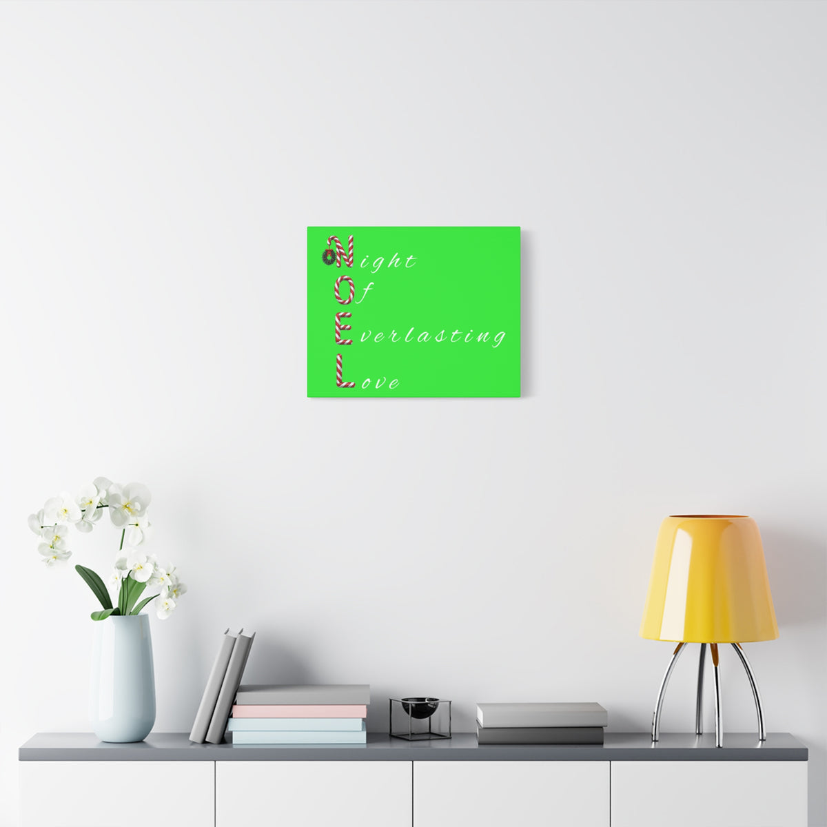 Night of Everlasting Love Christmas Canvas Wall Art, Matte Canvas, Stretched, 1.25"