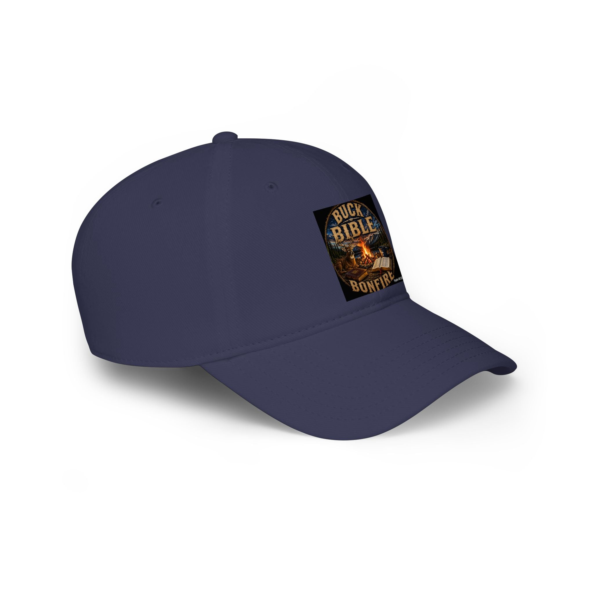 Buck Bible Bonfire Christian Baseball Cap – Faith Based Outdoor Dad  Low Profile Baseball Cap
