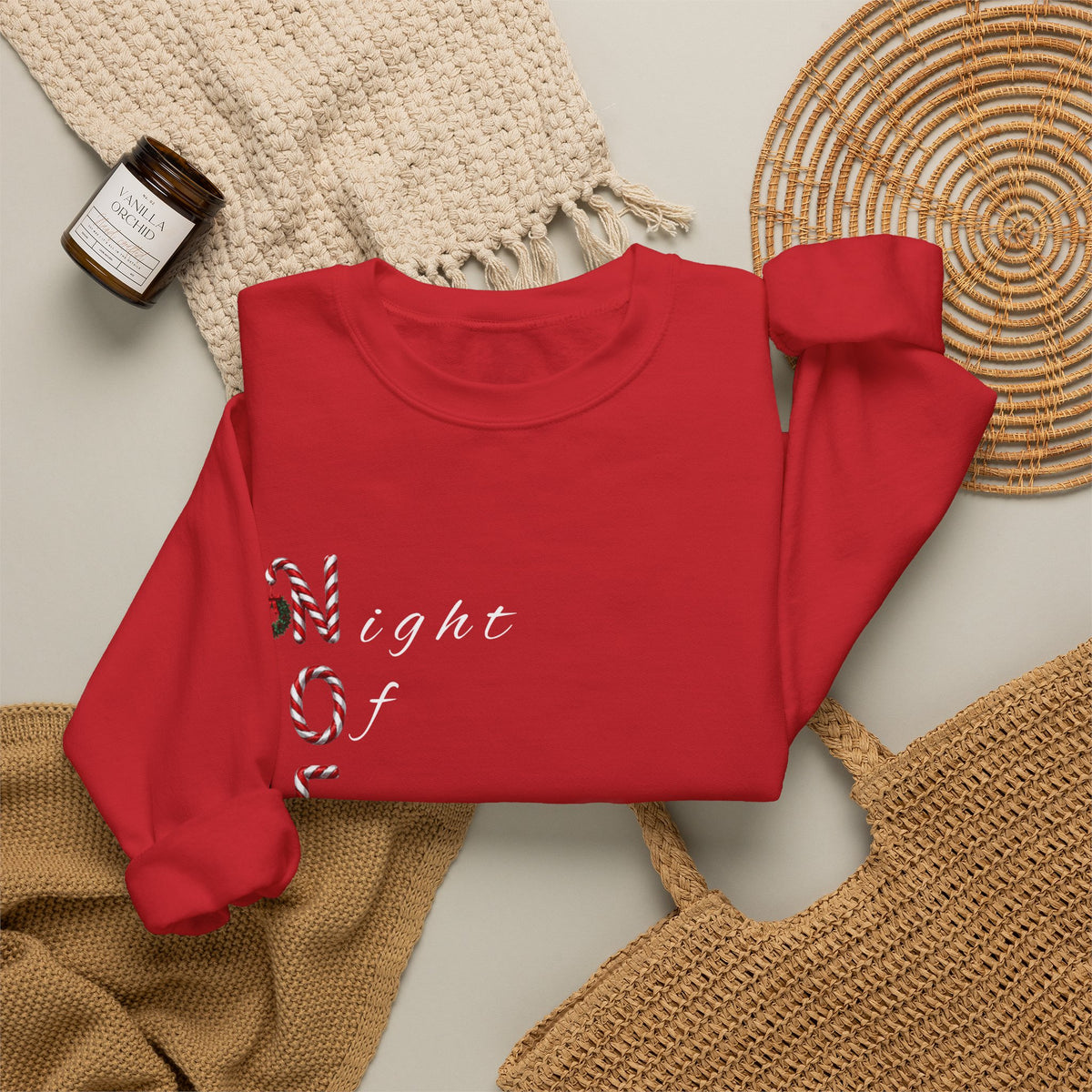 Night of Everlasting Love Christmas Crewneck Sweatshirt