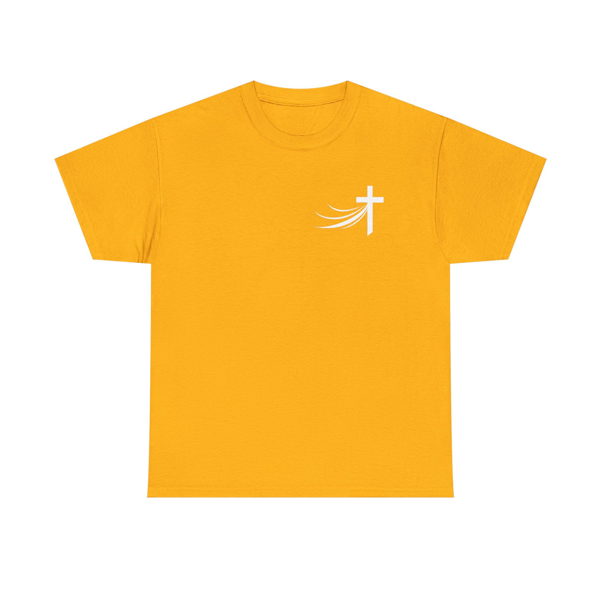 Christ Did It Christian T-Shirt – Cross & Swoosh Faith Tee