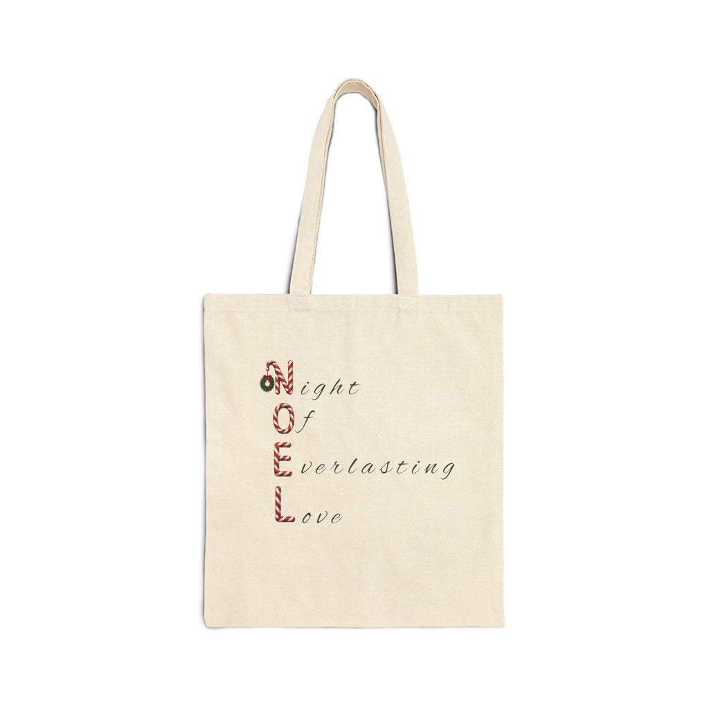 Night of Everlasting Love Christian Cotton Canvas Tote Bag