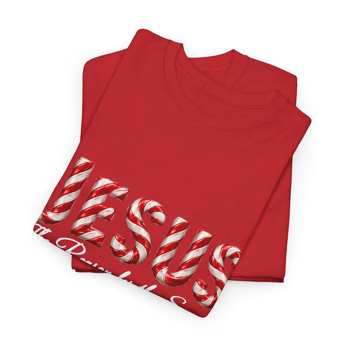Jesus – The Reason for the Season Christmas T-Shirt | Christian Holiday Shirt Unisex Heavy Cotton Tee