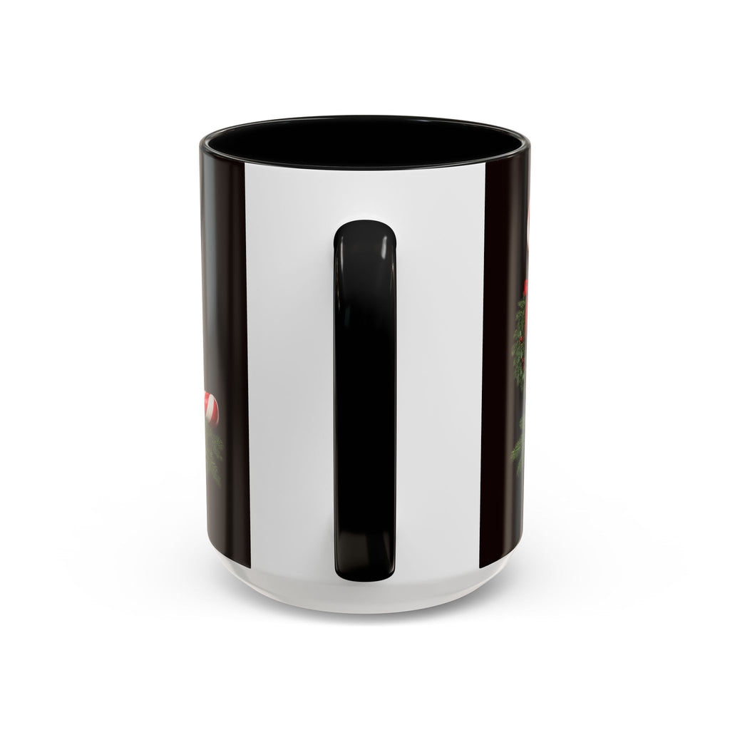 NOEL Candy Cane Christmas Mug – Festive Holiday Coffee Cup  (11, 15oz)