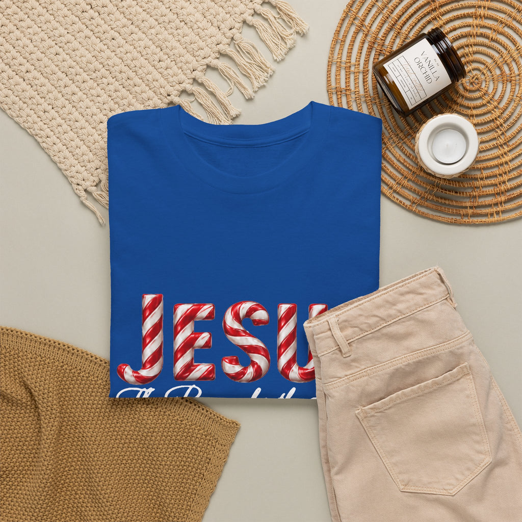 Jesus – The Reason for the Season Christmas T-Shirt | Christian Holiday Shirt Unisex Heavy Cotton Tee