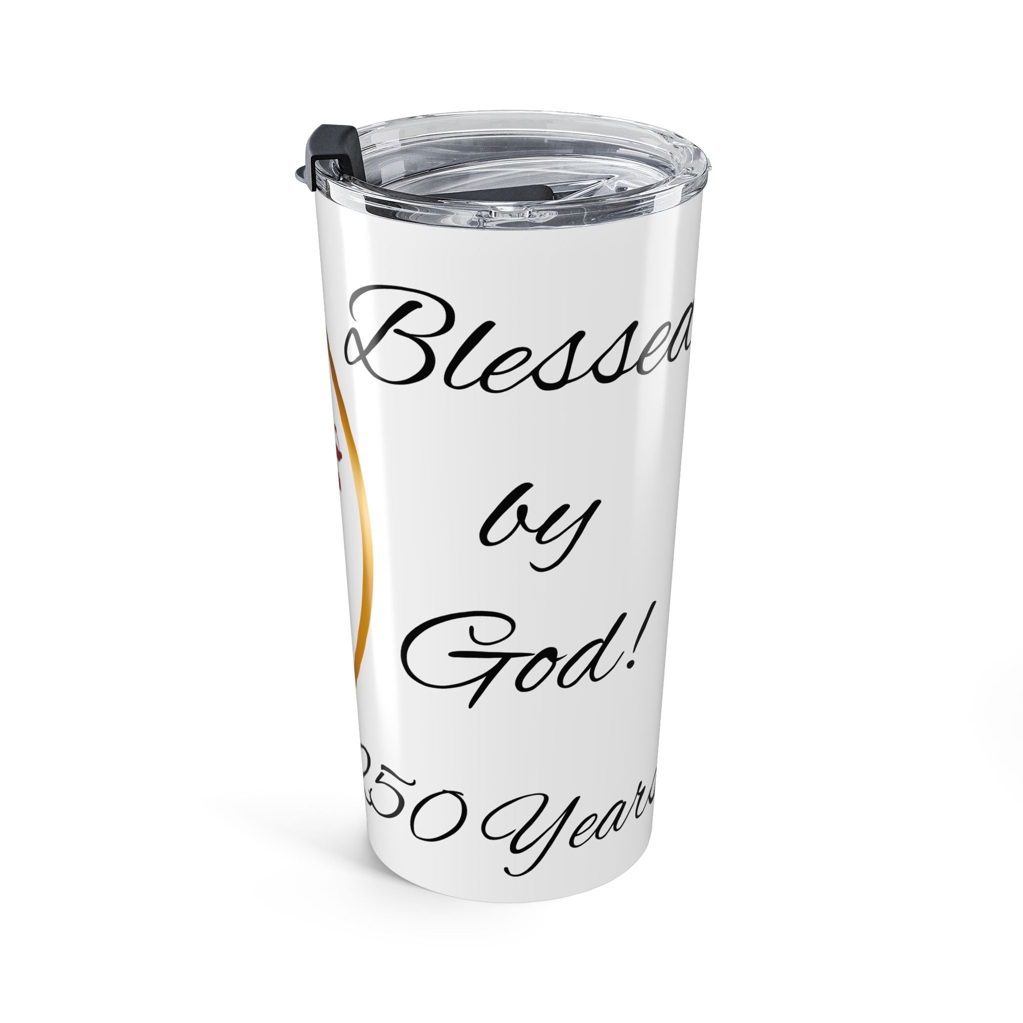 Blessed by God USA Stainless Steel Tumbler – Faith & Freedom Travel Mug-Tumbler 20oz
