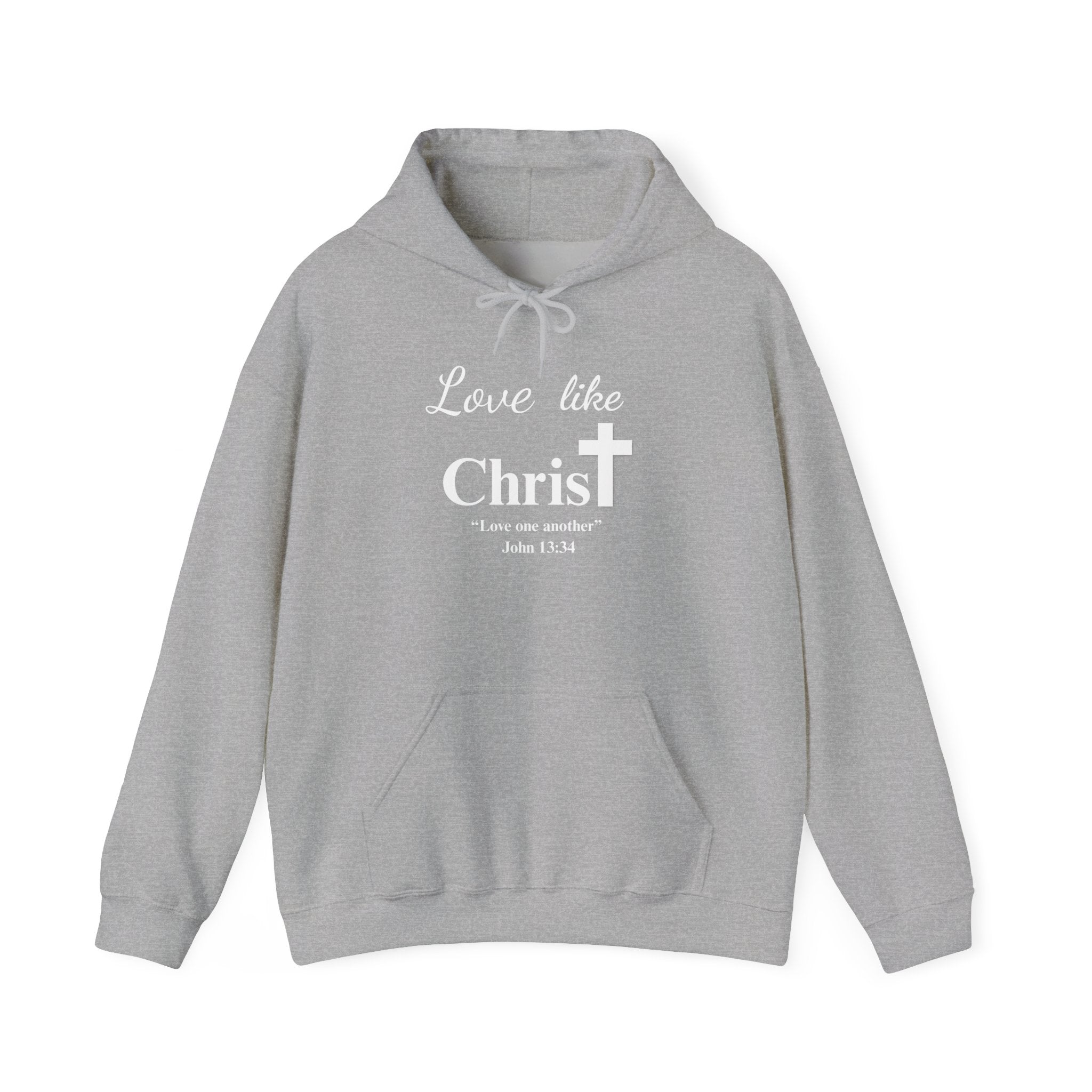 Love Like Christ Christian Hooded Sweatshirt
