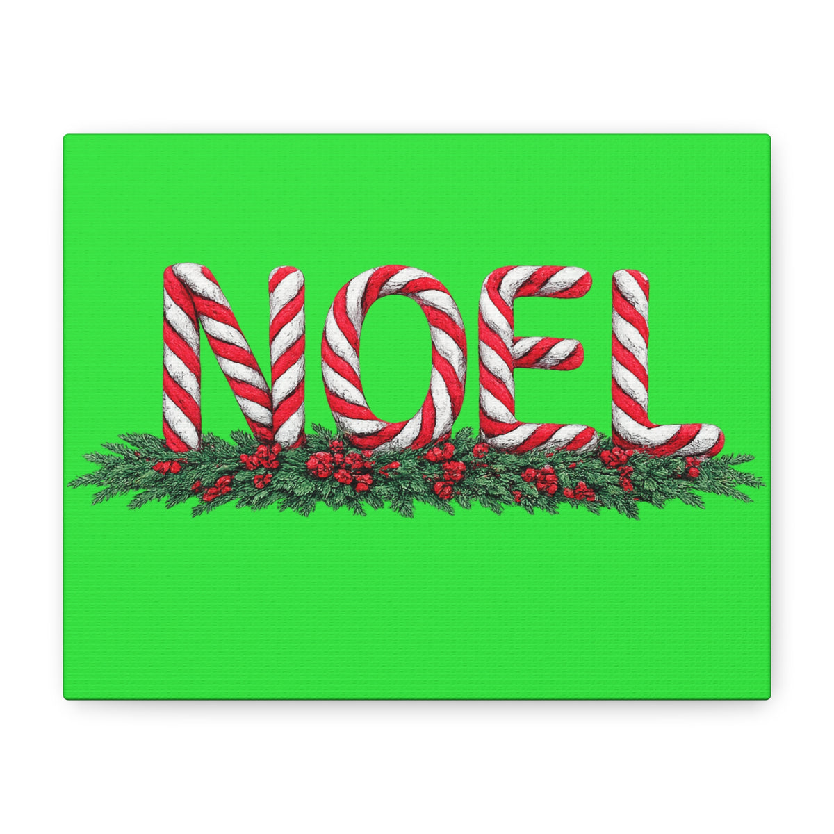 NOEL Christmas Canvas Wall Art Matte Canvas, Stretched, 1.25"