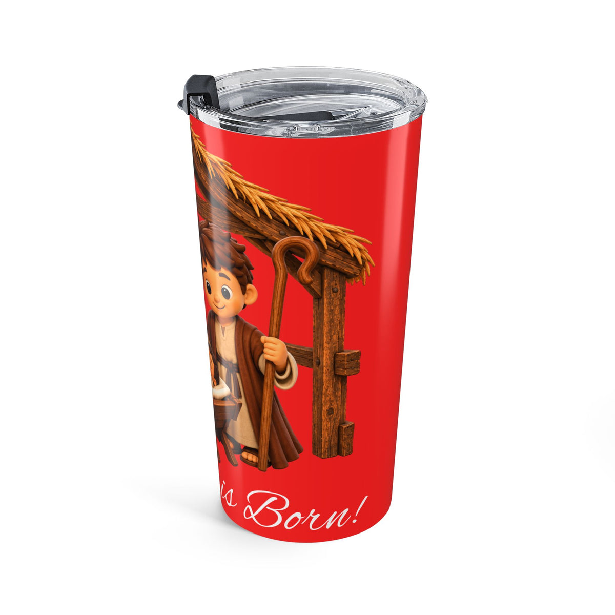 A Savior Is Born Nativity Christmas Tumbler 20oz