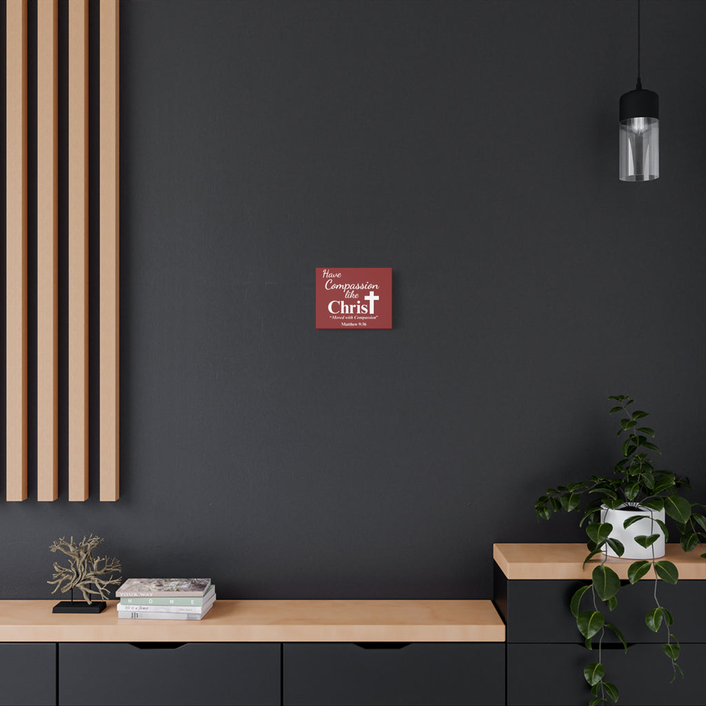 Have Compassion Like Christ – Matthew 9:36 Christian Wall Art