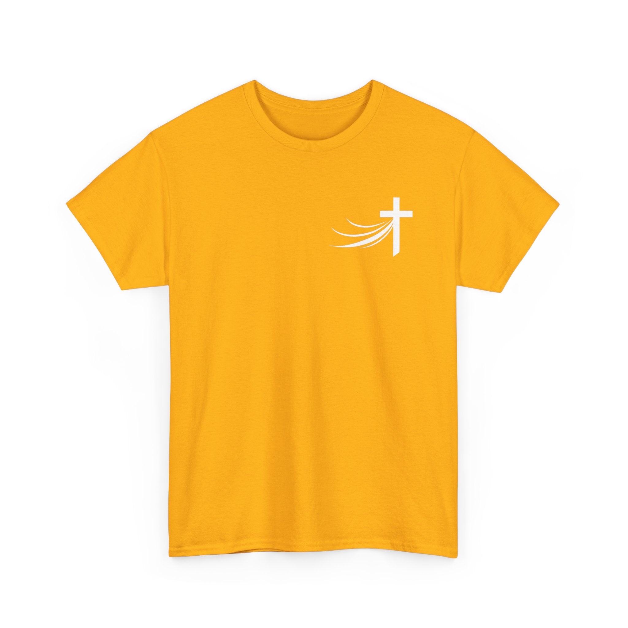 Christ Did It Christian T-Shirt – Cross & Swoosh Faith Tee