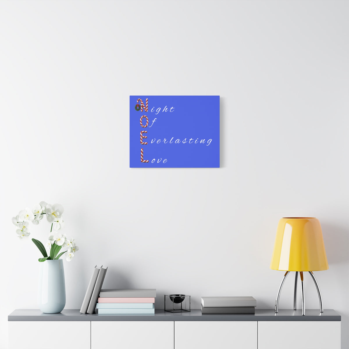 Night of Everlasting Love Christmas Canvas Wall Art, Matte Canvas, Stretched, 1.25"