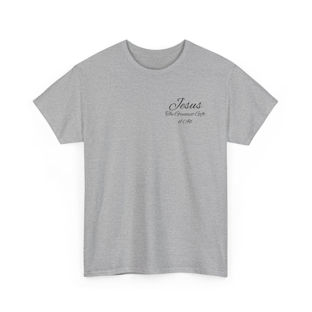 Jesus - Greatest Gift of All Christmas Wreath T-Shirt