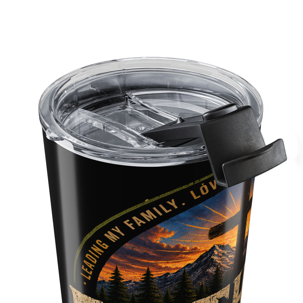 Faithful Father 20oz Christian Tumbler – Inspirational Faith Based Travel Tumbler 20oz