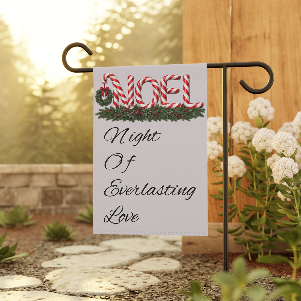 Noel Night of Everlasting Love Christmas Garden Flag