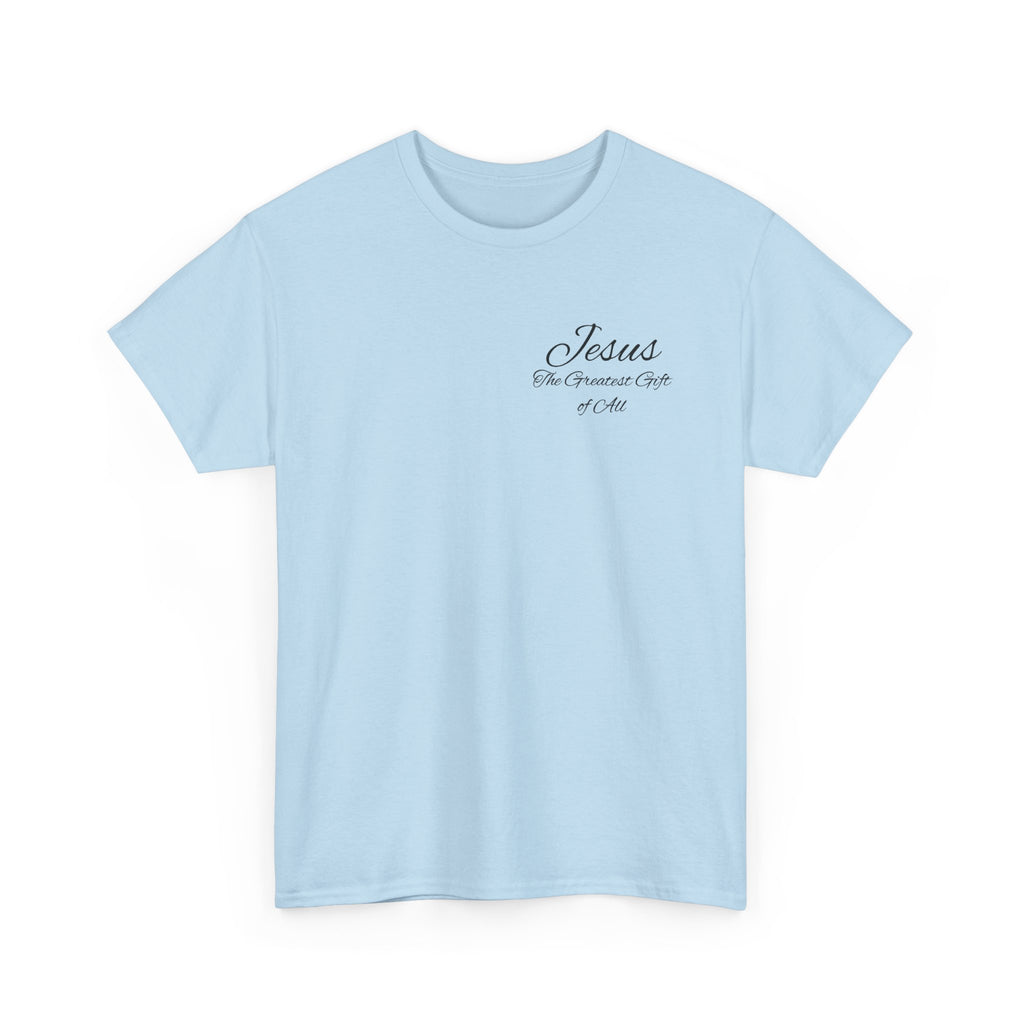 A Savior Is Born Nativity Christmas Heavy Cotton Tee