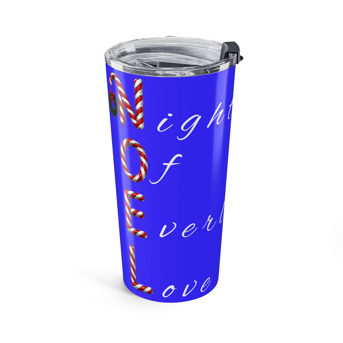 Night of Everlasting Love Christmas Tumbler 20oz