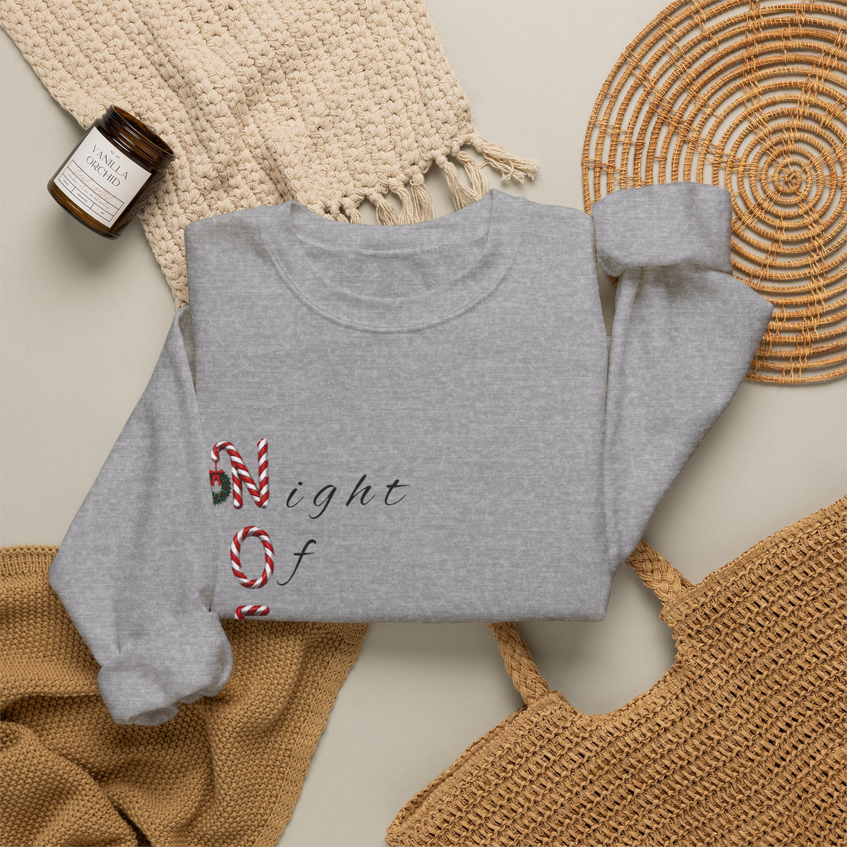 Night of Everlasting Love Christmas Sweatshirt Crewneck Sweatshirt