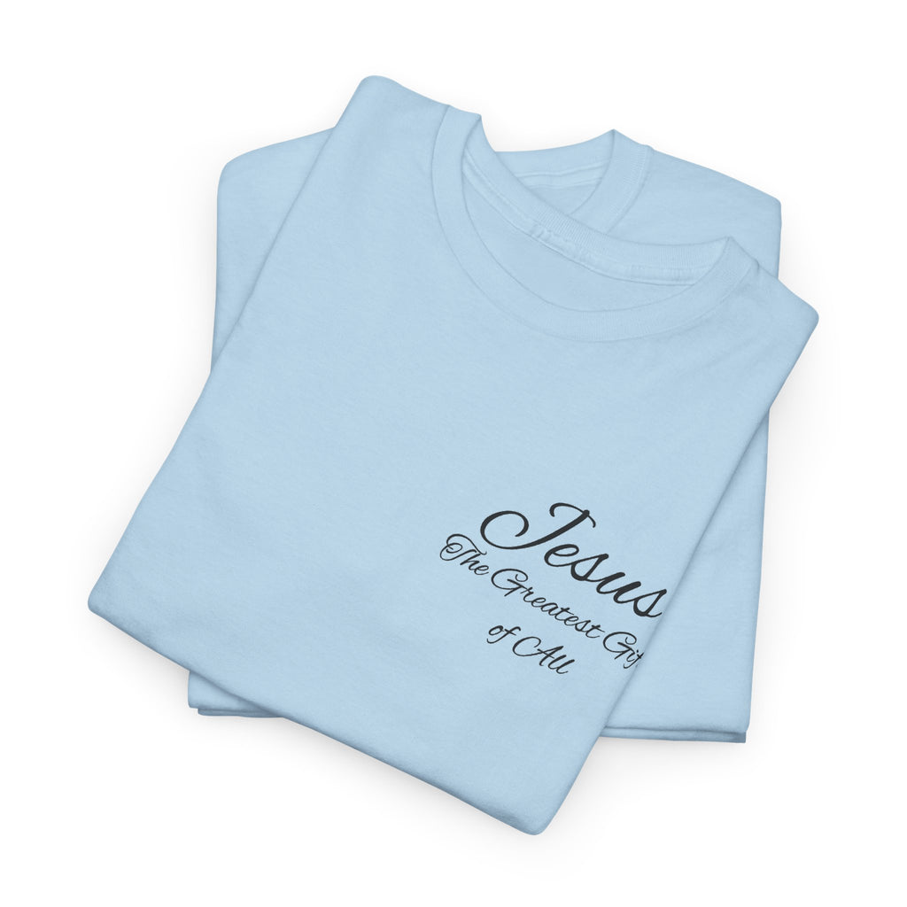 A Savior Is Born Nativity Christmas Heavy Cotton Tee