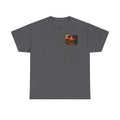 Buck Bible Bonfire Christian Hunting Shirt | Faith Outdoors T-Shirt | Rustic Campfire Deer Unisex Heavy Cotton Tee