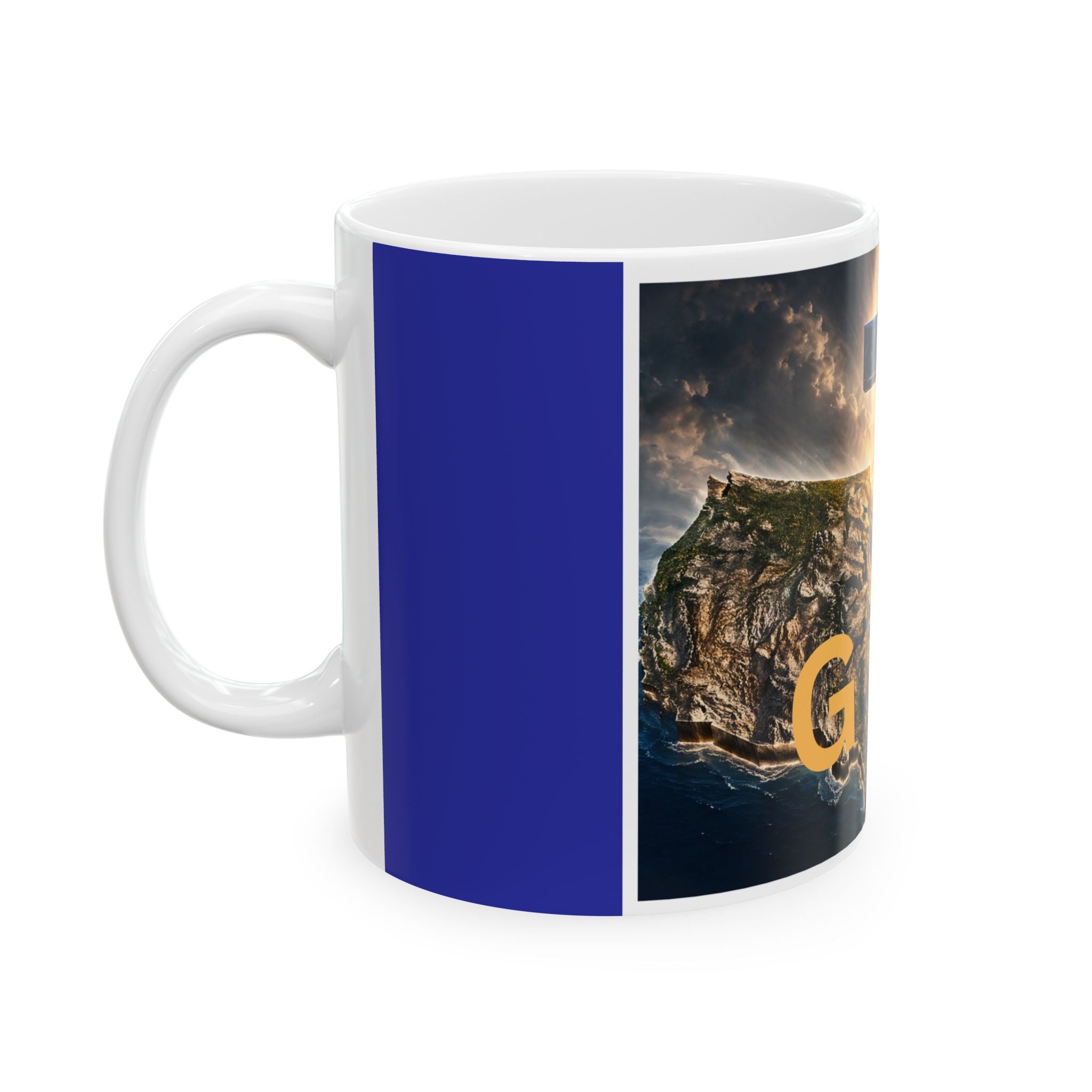 God Over America  Ceramic Mug, (11oz, 15oz)