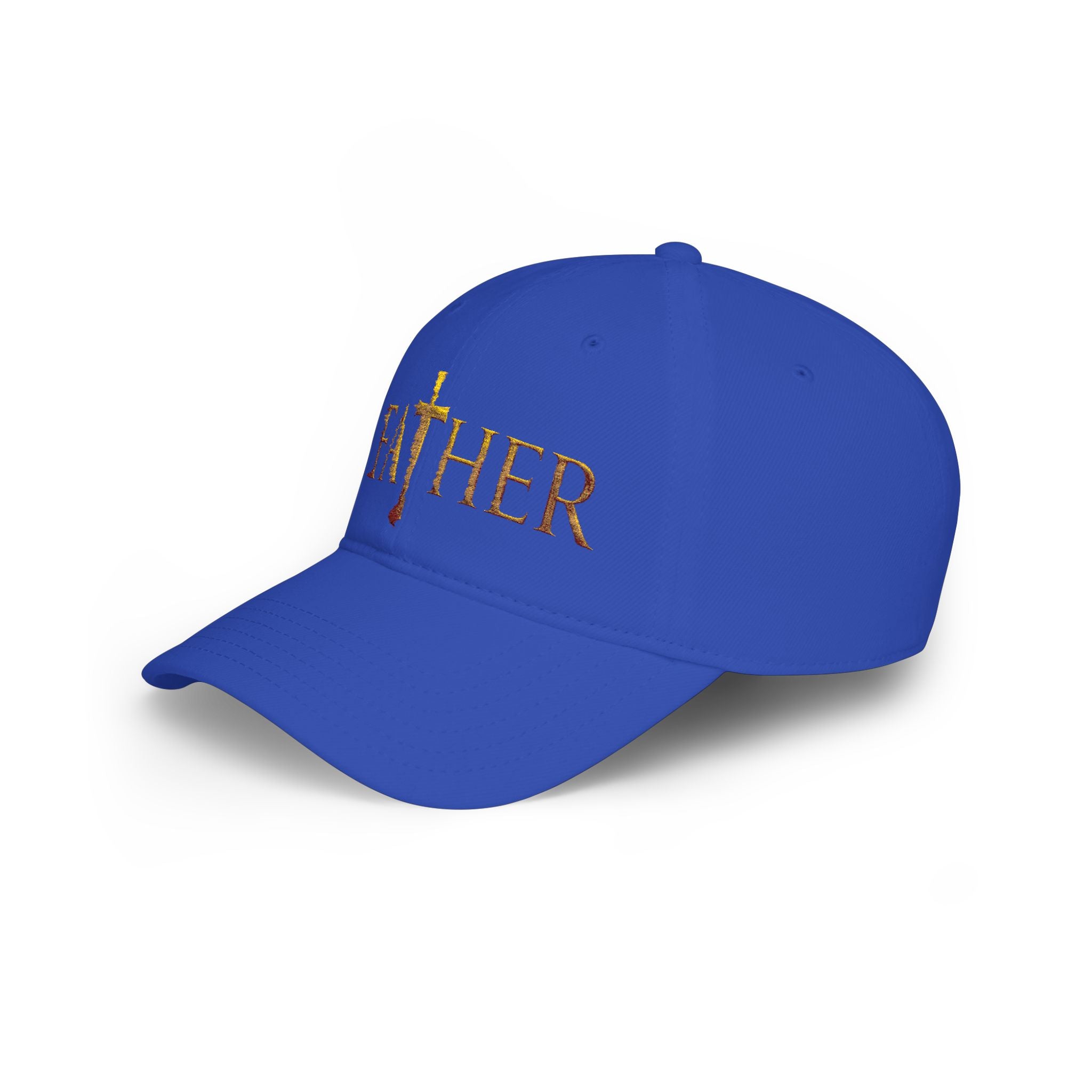 Christian Father Cross Embroidered Hat – Faith-Based Dad Cap for Godly Fathers Low Profile Baseball Cap