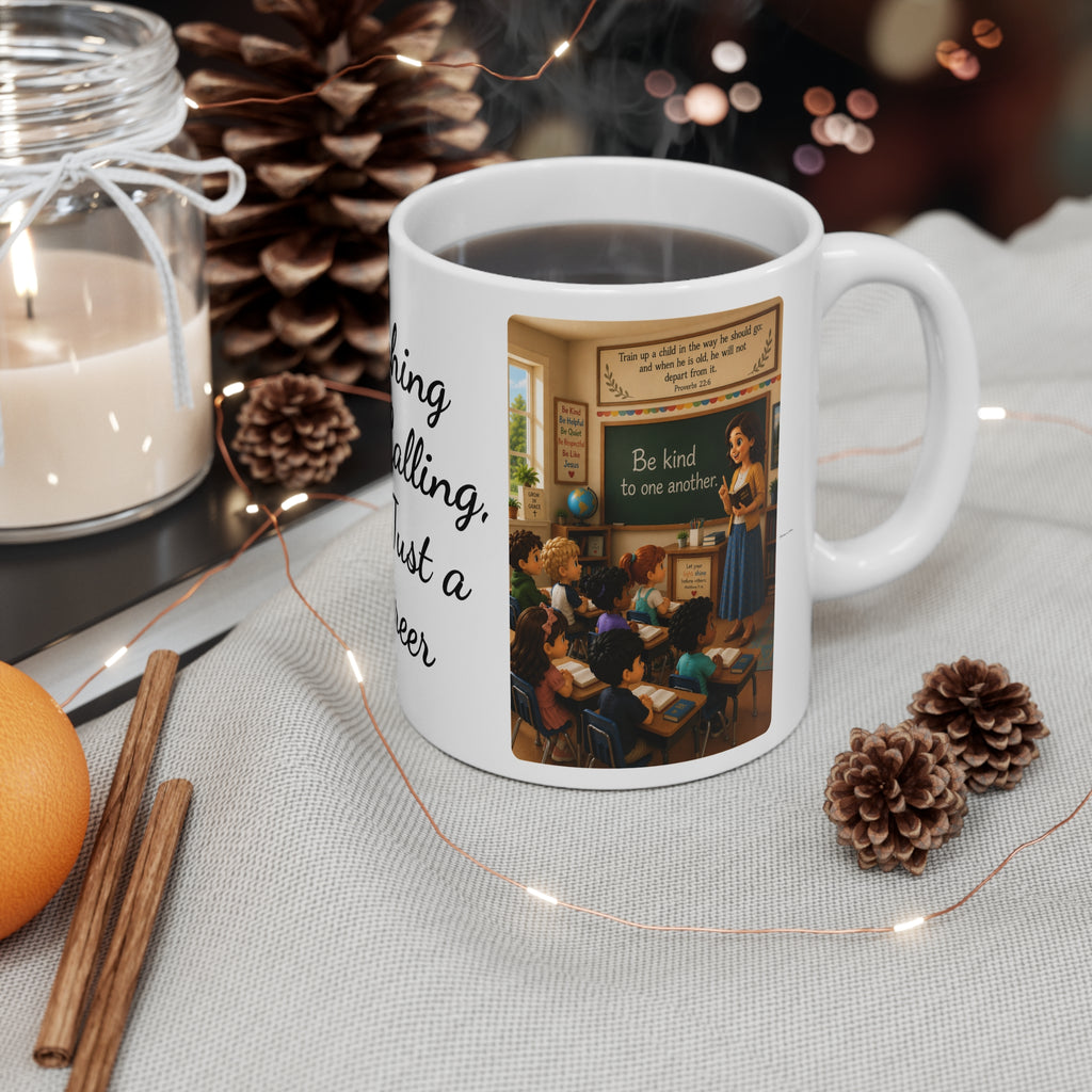 To Teach Is to Inspire – Proverbs 22:6 Christian Teacher Coffee Mug