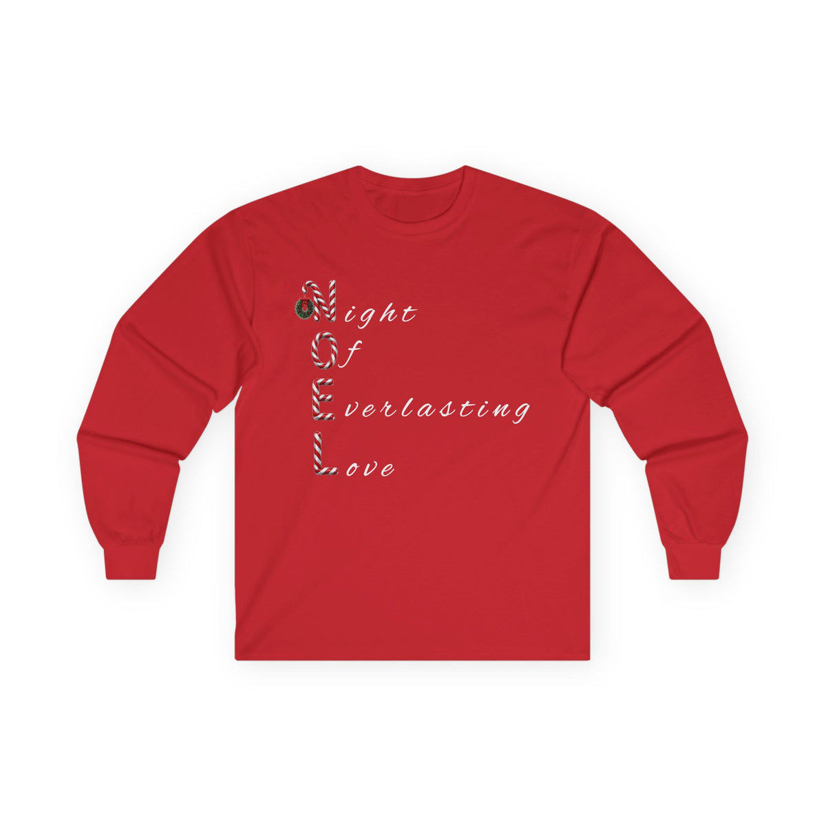 Night of Everlasting Love Christmas Christian Ultra Cotton Long Sleeve Tee