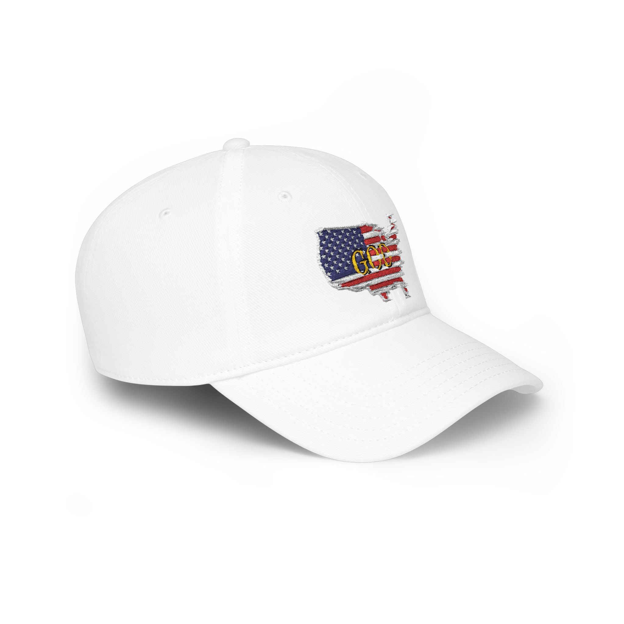 God Bless America USA Embroidered Patriotic Dad Hat – Christian Faith Low Profile Baseball Cap
