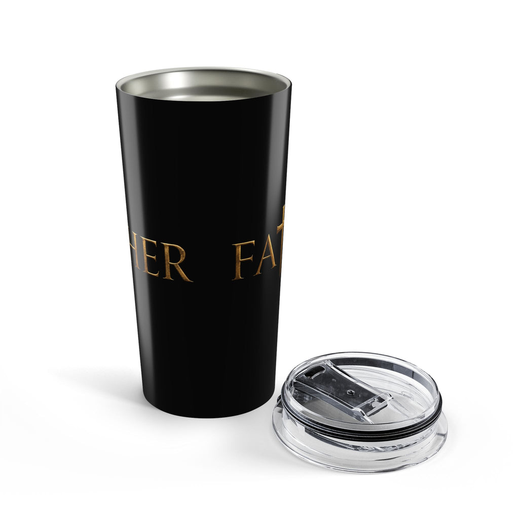 Faith Father 20oz Christian Tumbler – Minimalist Faith Based Travel Tumbler 20oz