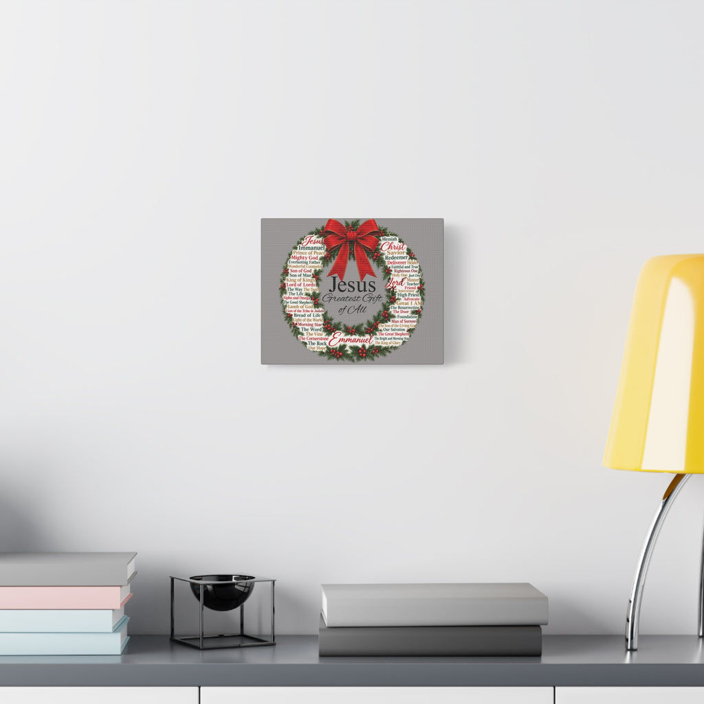 Jesus - Greatest Gift of All Canvas, Wall Art