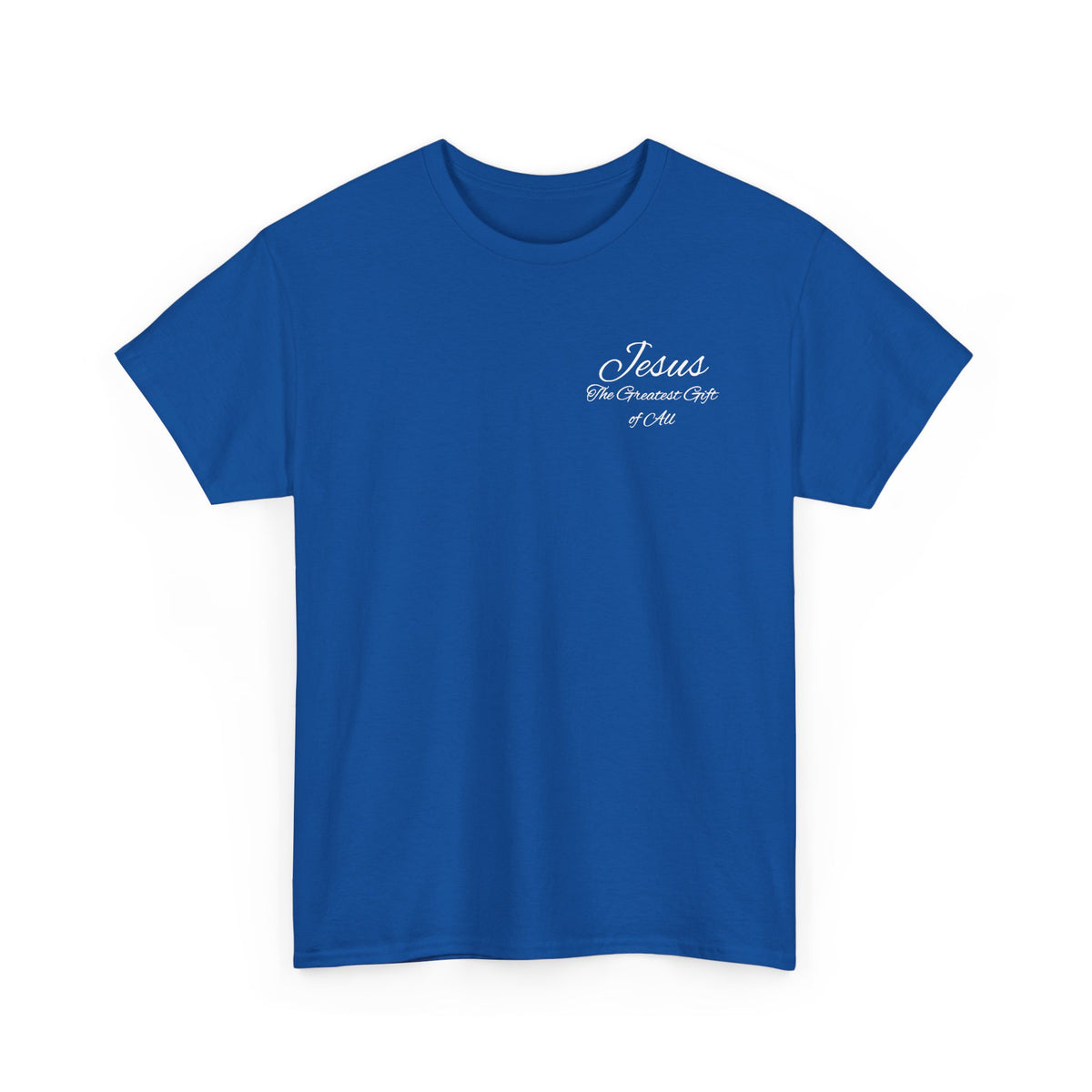 Christmas Wreath Christian Heavy Cotton Tee