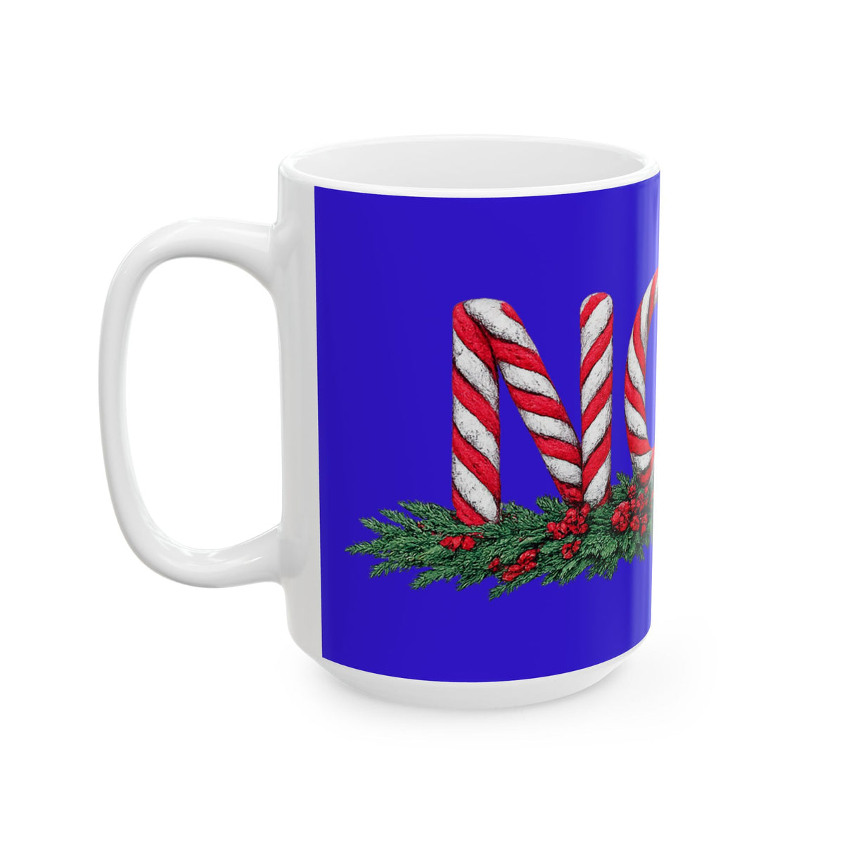 NOEL Christmas Ceramic Coffee Mug | Festive Holiday Coffee Cup, (11oz, 15oz)