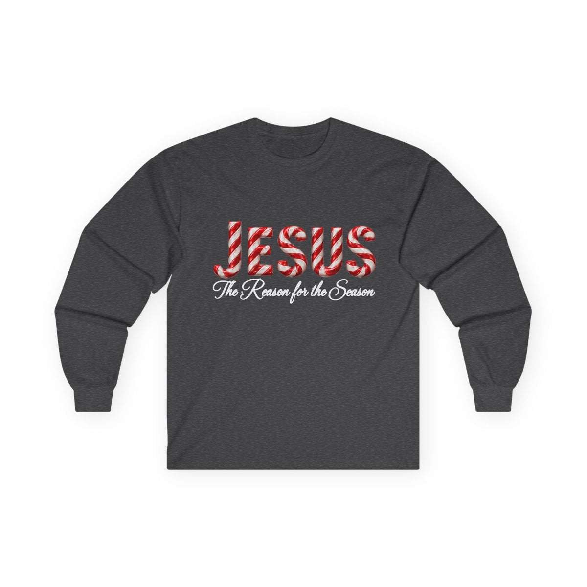 Jesus – The Reason for the Season Christmas Long Sleeve Shirt -Unisex Ultra Cotton Long Sleeve Tee
