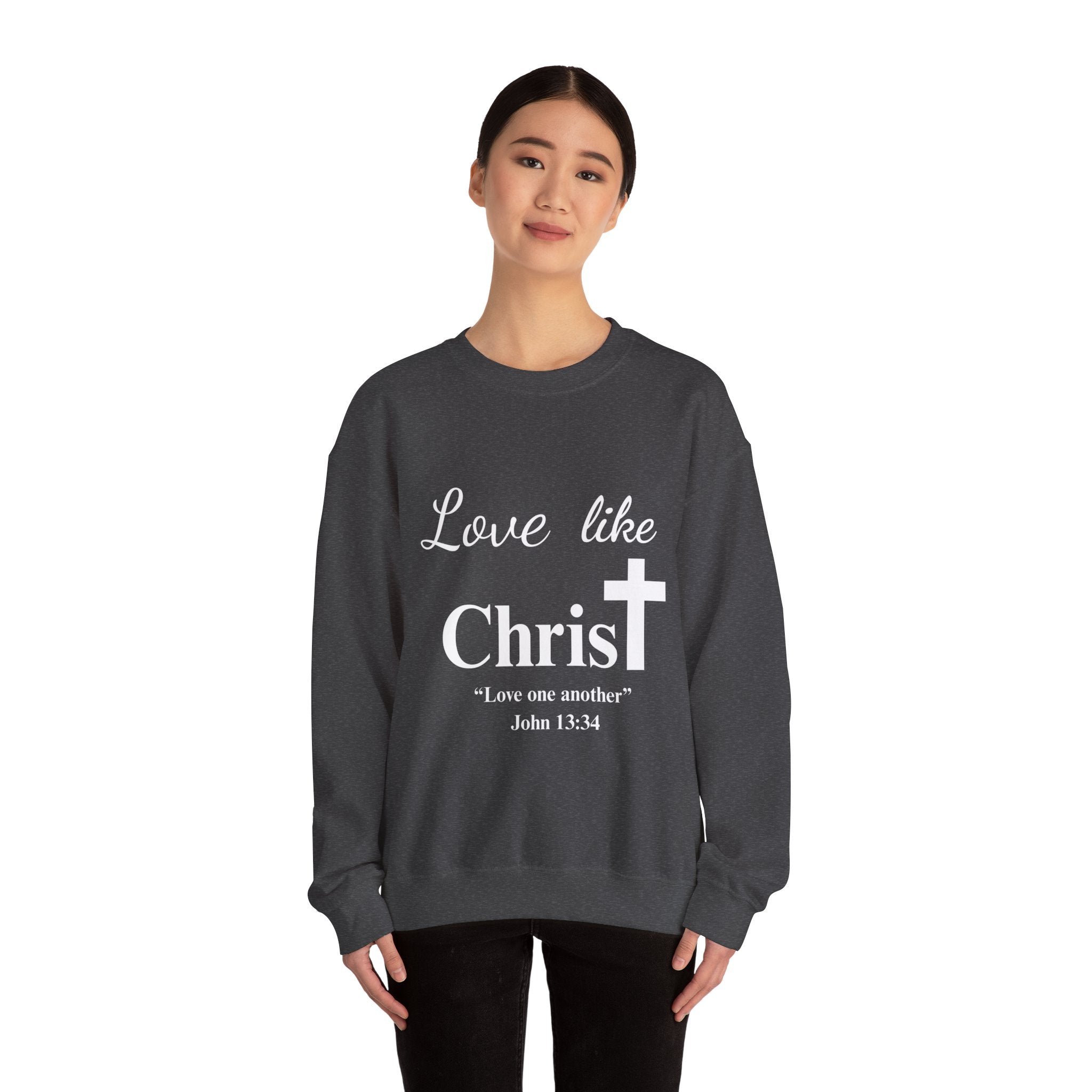 Love Like Christ Christian Crewneck Sweatshirt