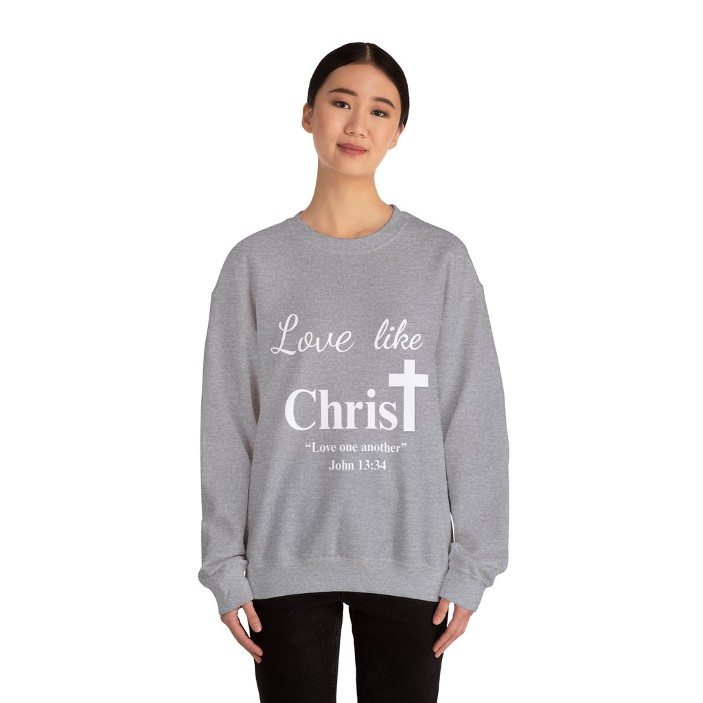 Love Like Christ Christian Crewneck Sweatshirt