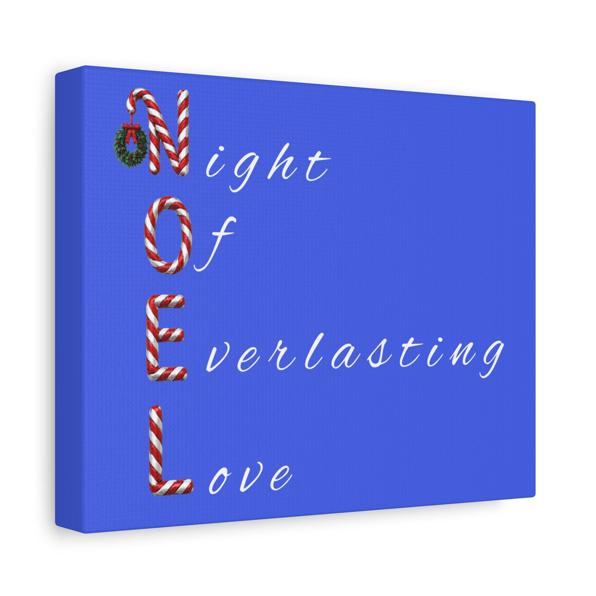 Night of Everlasting Love Christmas Canvas Wall Art, Matte Canvas, Stretched, 1.25"