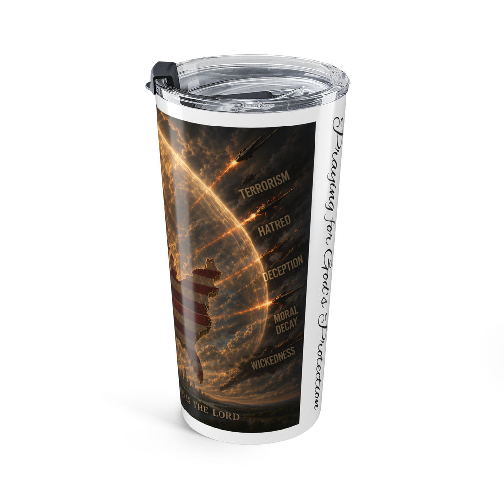 Faith Christian Praying for God's Protection Tumbler 20oz