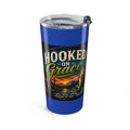 Hooked on Grace Fishing Tumbler – Christian Outdoors Travel Tumbler 20oz