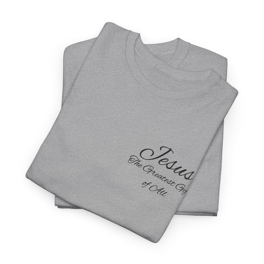 A Savior Is Born Nativity Christmas Heavy Cotton Tee