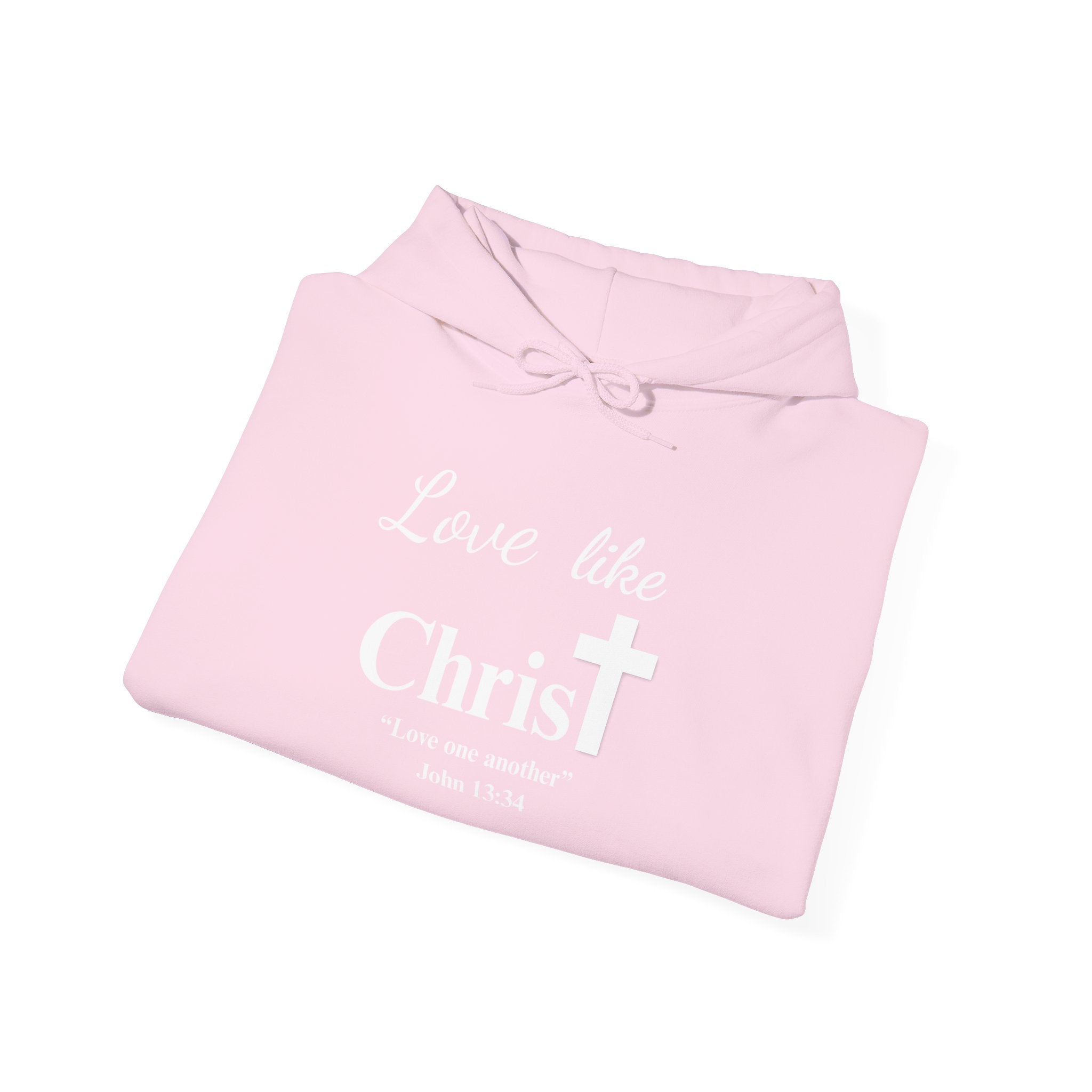 Love Like Christ Christian Hooded Sweatshirt