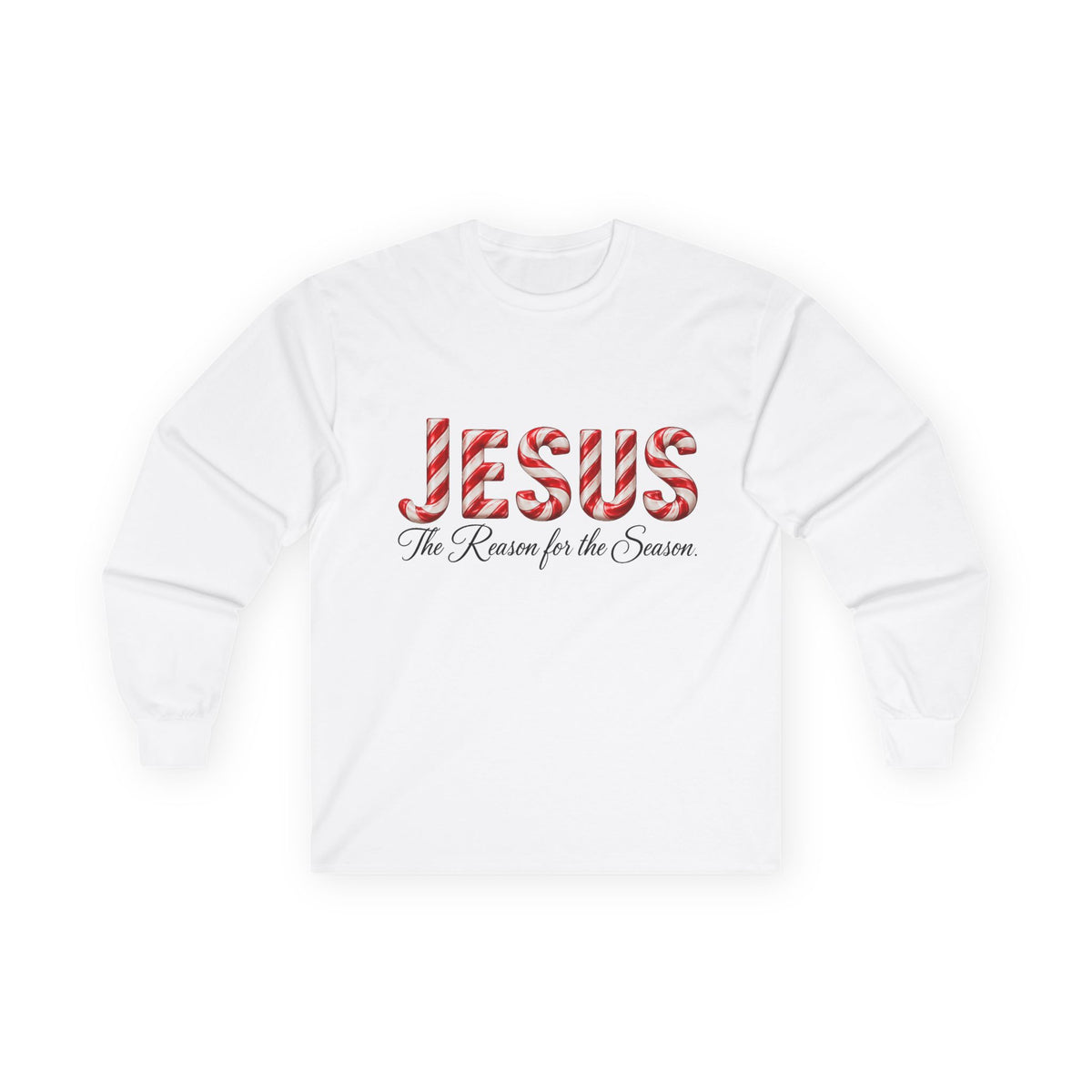 Jesus – The Reason for the Season Christmas Long Sleeve Shirt - Unisex Ultra Cotton Long Sleeve Tee