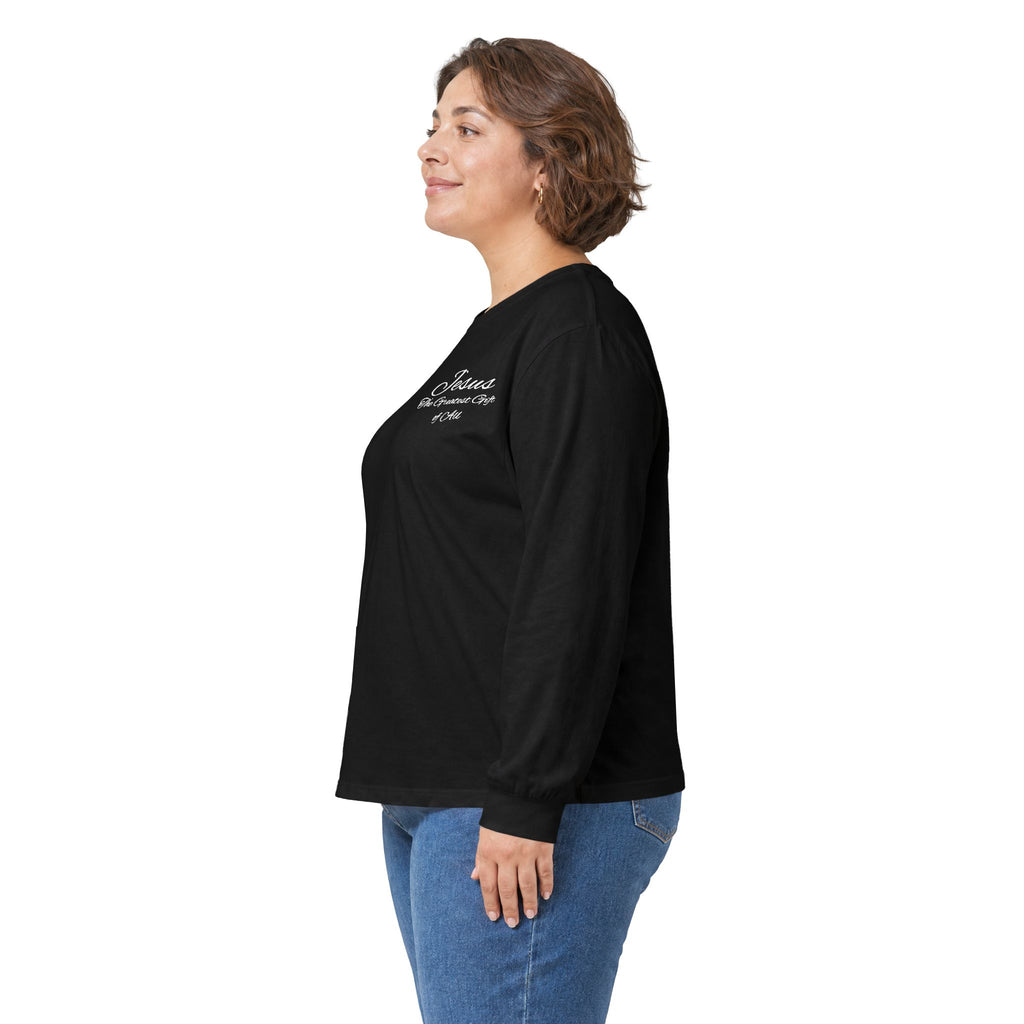 Christmas Wreath Christian Ultra Cotton Long Sleeve Tee