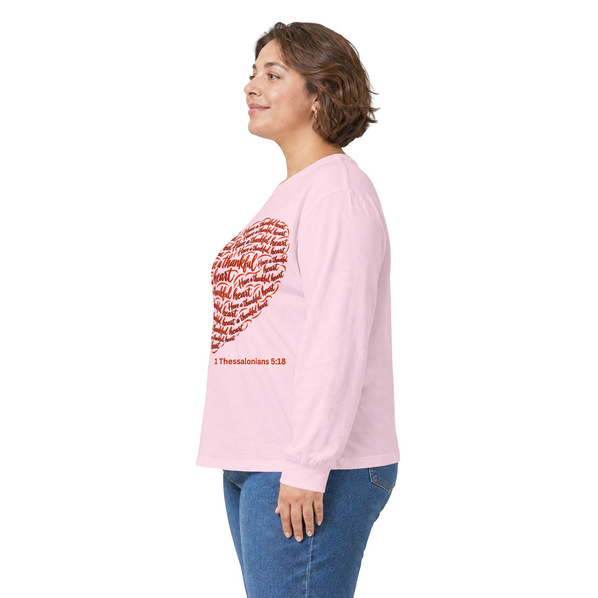 Have a Thankful Heart – Christian Faith-Inspired Long Sleeve T-Shirt-Unisex Ultra Cotton Long Sleeve Tee