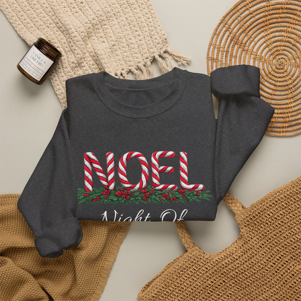 NOEL – Night of Everlasting Love Christmas Sweatshirt- Crewneck Sweatshirt